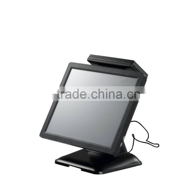 Promotion 15'' windows 7 operating system all-in-one touch screen POS terminal for small business retail