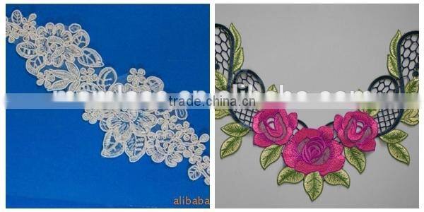 2015 wholesale new neck design with lace work