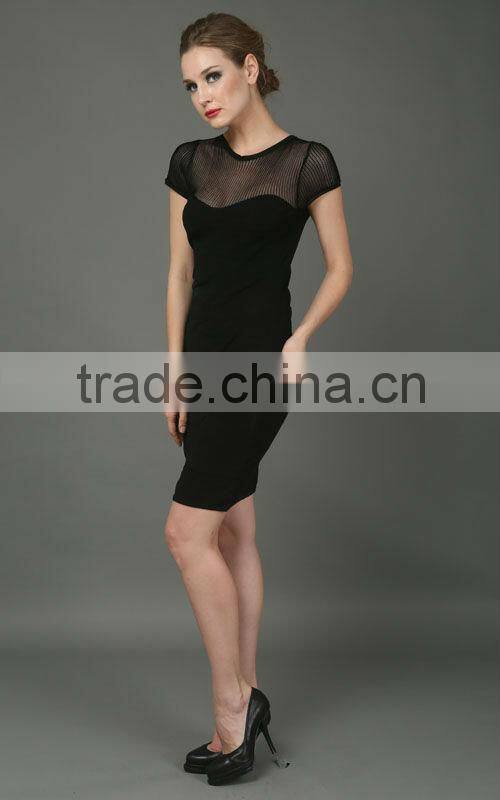 Black Mini Short Lace Sexy Club Dress