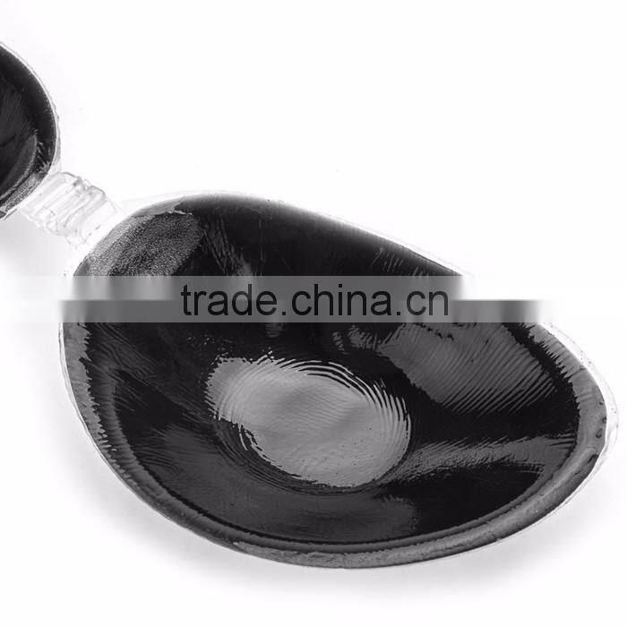Custom-made Cheap Black Imported Sexy Thin Silicone Bra For Ladies