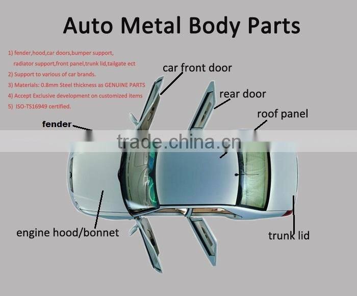 Good Price Whole side panel for hyundai accent 06- auto spare parts korea