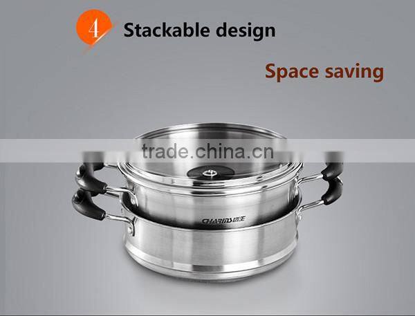 Commercial Large Capacity Rice Induction Stainless Steel Electric Food Steamer