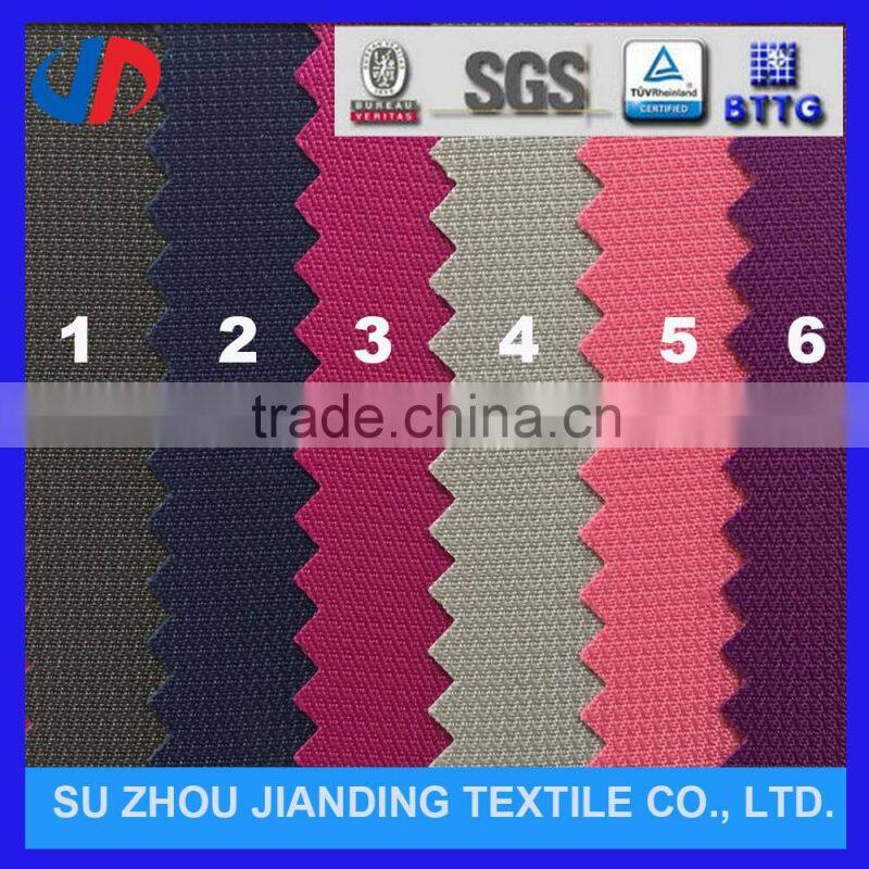 wholesale 100% polyester striped oxford fabric with pu coating