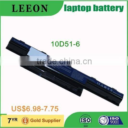 External 6 Cells Laptop Battery 10D51 for Acer