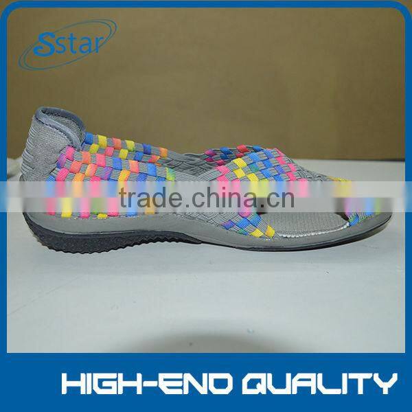 women casual shoes summer 2014 pure hand woven shoes simple structure shoes
