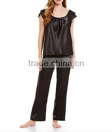 Summer Sleepy Satin Pajamas For Women Adult Sleepwear