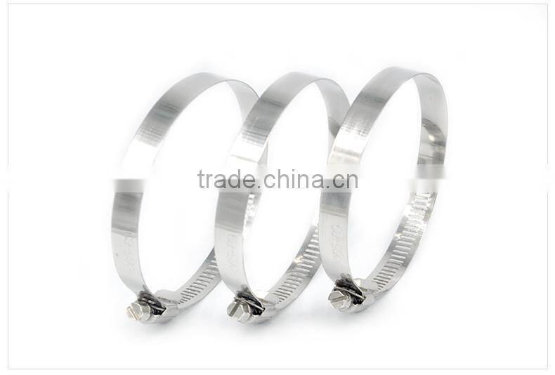 304 stainless steel hose hoops, all steel clamp, pipe hoop, fixed pipe clamp, strong coupling, fast loading pipe clamp