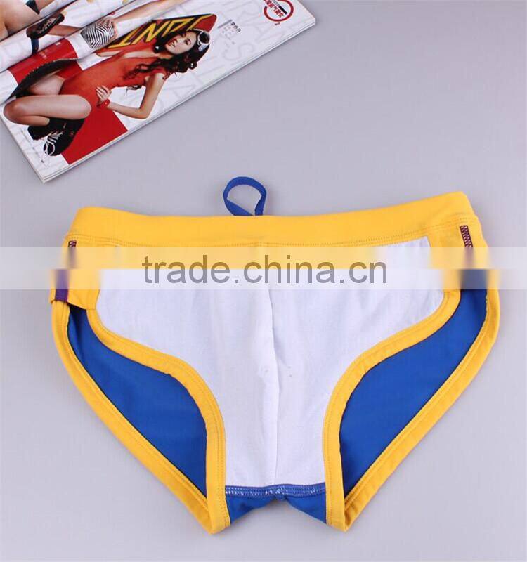 Whole sale assorted color man trunk briefs men suit men swimming trunks