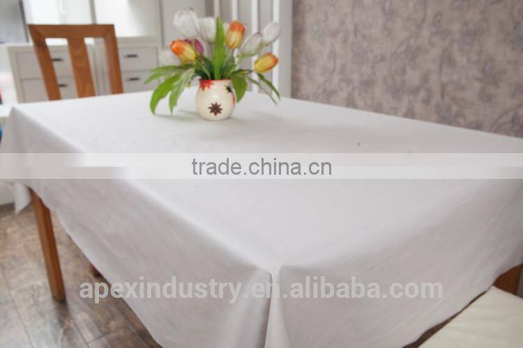 purple satin rosette table cloth/table cover tablecloth/purple flocking damask overlay