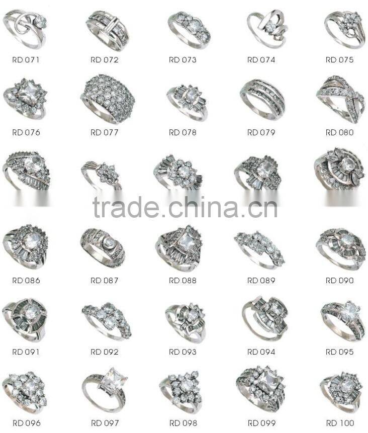 Wholesale 925 sterling silver bezel setting band ring,silver promise rings for men