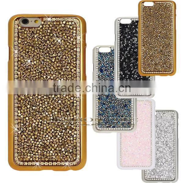 2016 new hot selling promotion price bling bling rhinestone case for iphone 6 6S