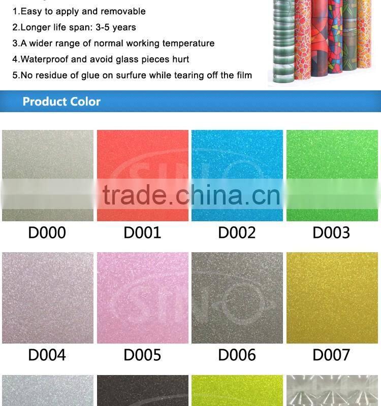 BL36 Best Price Window Decoration Vinyl Type 3D Glass Film