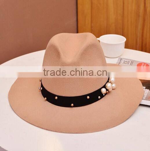 New arrival promotional 56-58cm felt hand made hat