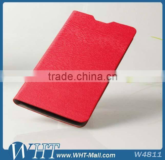 Best Quality For Nokia Lumia 1320 Wood Design Credit Card Slots Leather Case Manufacturer