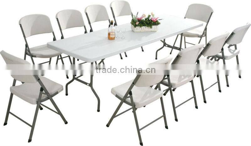 Big Size Granite white Foldable Plastic Table