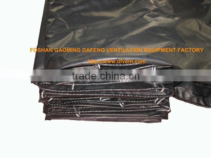 Anti-static layflat coal mining exhaust blower duct