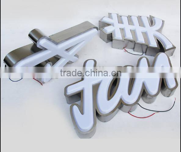 3d blister led illuminated letter custom as picture