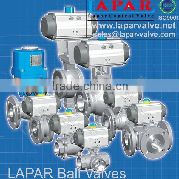 Pneumatic Actuator Ball Valve, Fire Safe Flanged connection