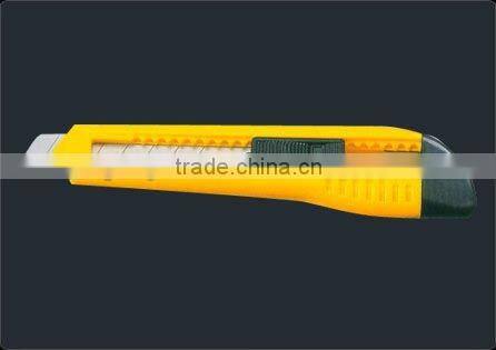 18mm snap off push lock plastic knife Cutter
