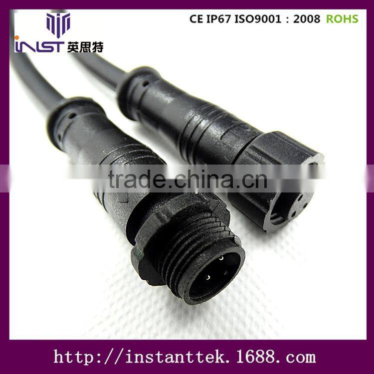 INST plastic m12 4pin connector