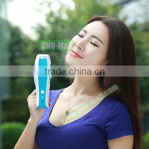 Logo Branding Rechargeable Water Mist Fan, Wholesale USB Electric Fan Misting
