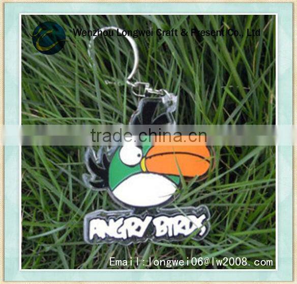 Boomerang shaped keychain custom/hard hat keychain/london keychain