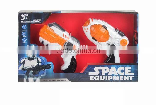 Hot item space toy gun electric gun with telescope and light sounds gun for kids