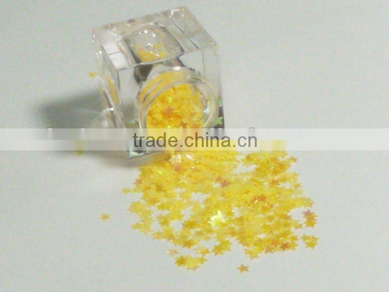 Star-shaped Glitter Powder in Rainbow Color