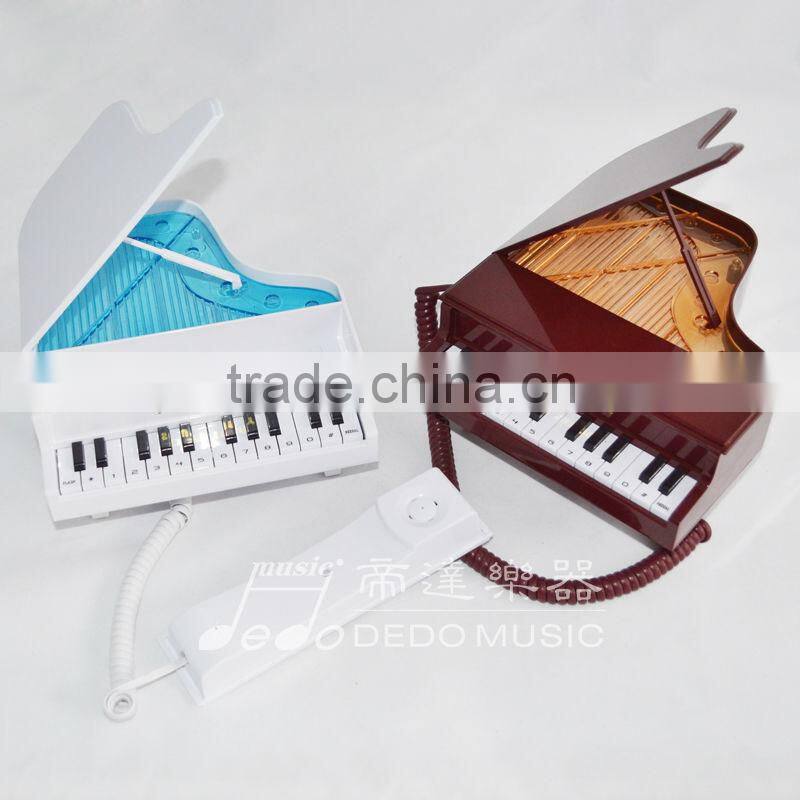 Personality Style Piano Telephone Set with Brown