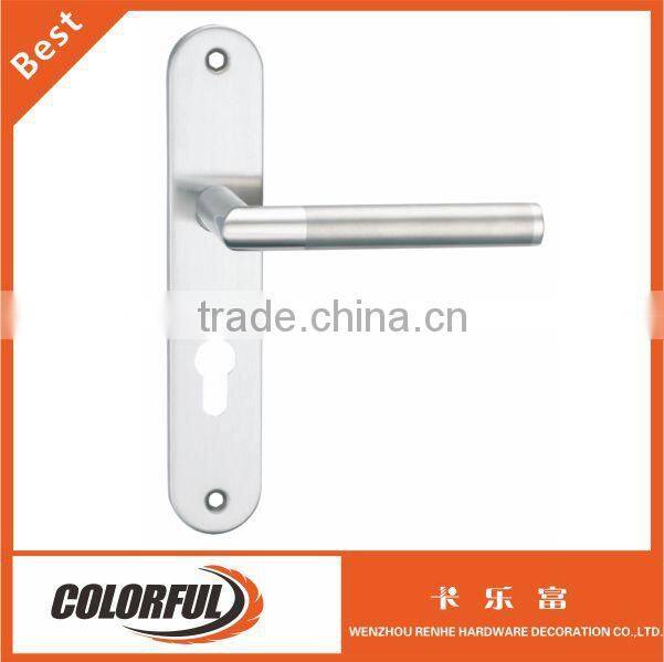 door handles on plate exit door