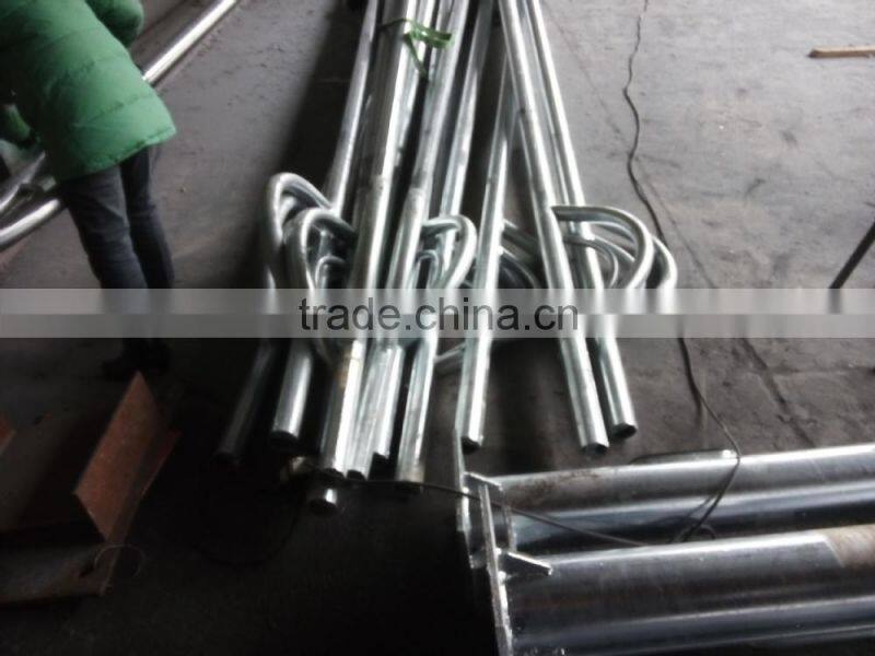 6m single arm street light pole