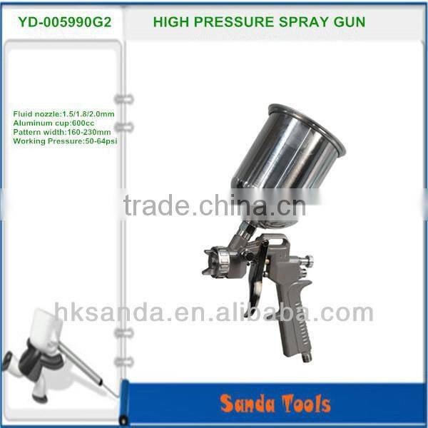 YD-00990G2 1000CC High pressure spray gun Working Pressure:50-64psi