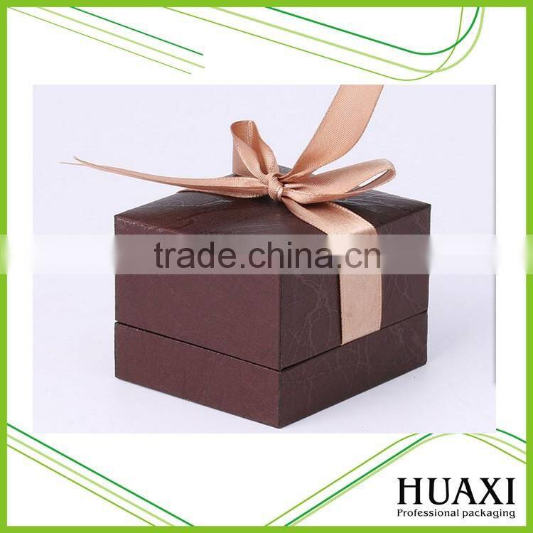 2016 Custom Logo Cheap Printed Small Paper Cardboard Jewelry Boxes/Ring Boxes
