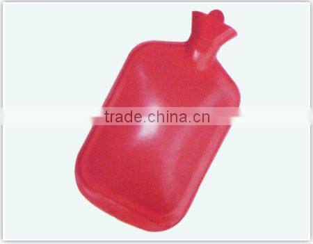 red rubber ribbed hot water bottle wholesale