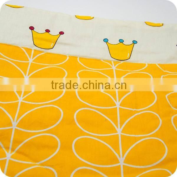 100% Homemade Double Sides Digital Print Washable Soft Minky Baby Quilt