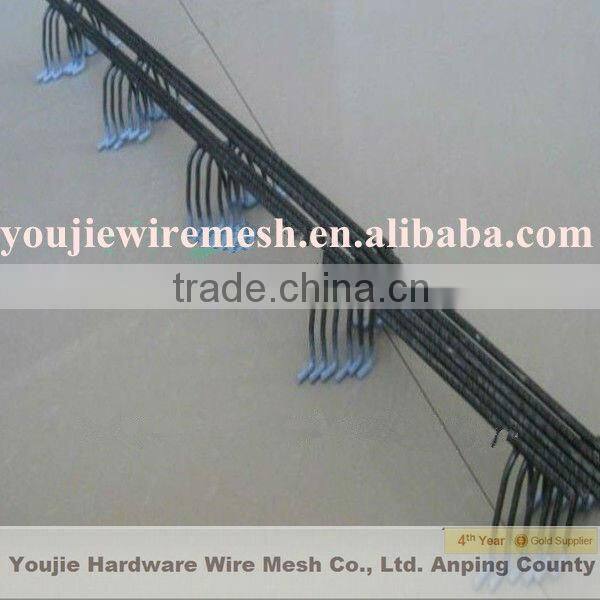 (building material) metal stirrup