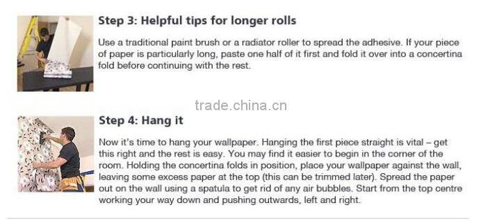 Toprate(TM) Super Large kermesinus 20.86 inches by 254 inches long murals non-woven SILVER WALL PAPER WALLPAPER ROLL