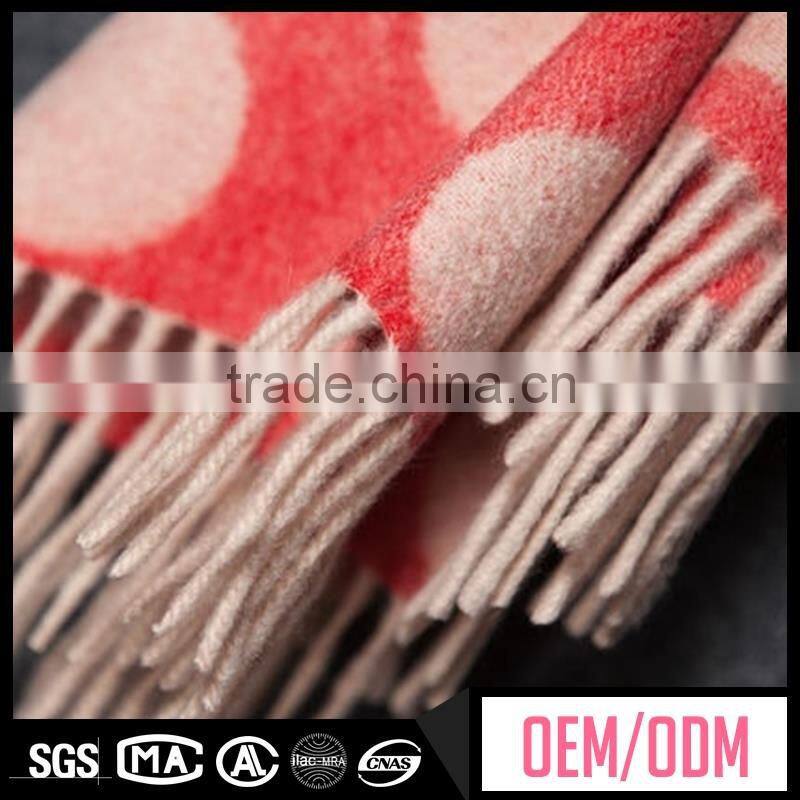 Hot selling twill scarf, new fashion designed scarf, pure color wool scarf for lady