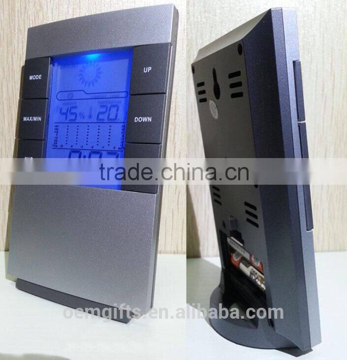 LCD Weather Station Clock