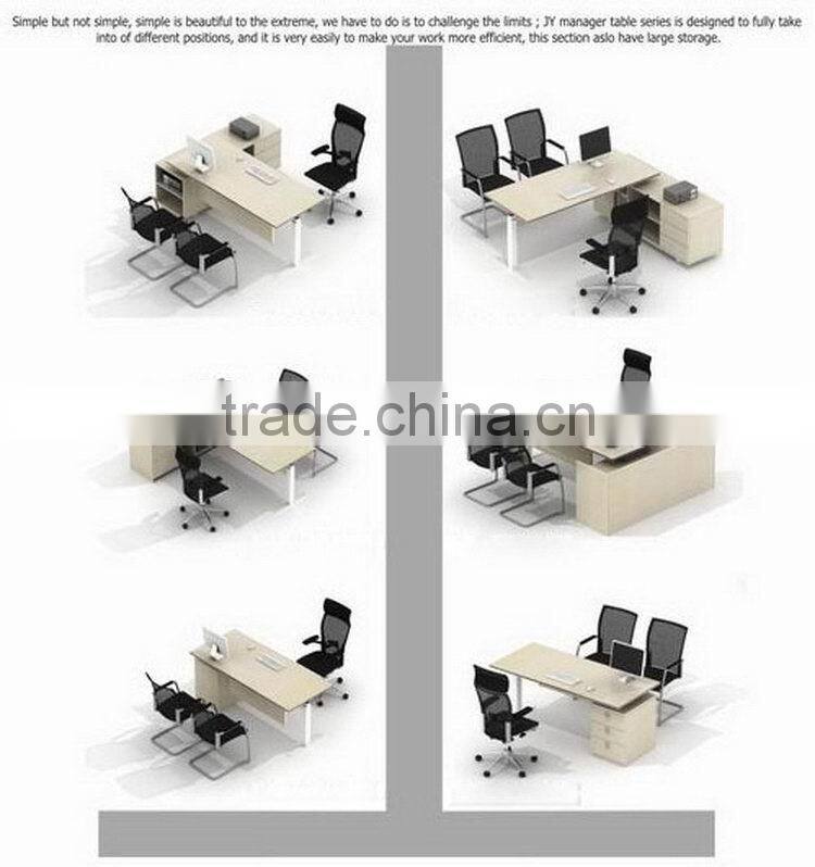Newest promotional fancy executive office glass desk
