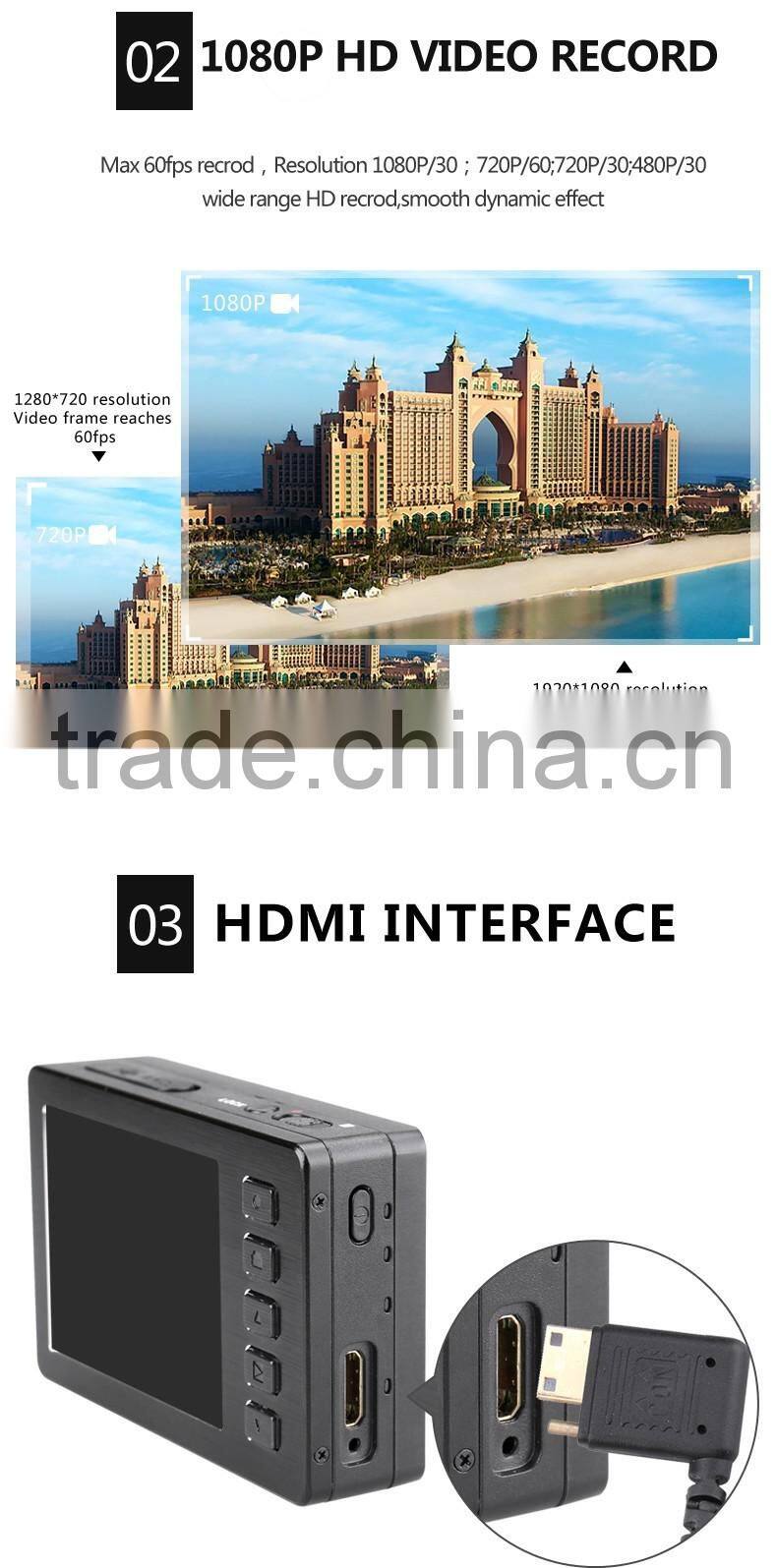 Mini Portable HD Video Recorder Button Police Camera ,Separated Law Enforcment Logger Camera