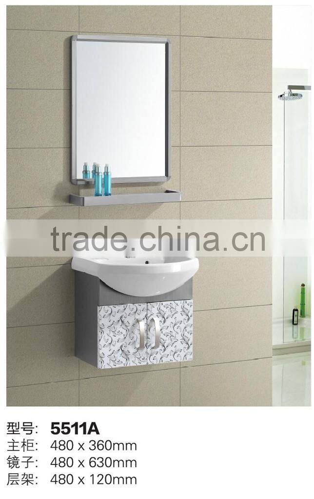 China factory promotion wall hung used bathroom vanity cabinets