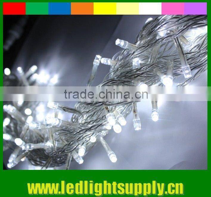 Pretty 100 led 12v fairy string lights warm white for decoration