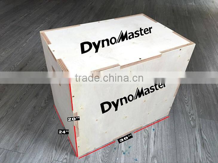 Dynomaster Plyo box plyometric jump boxes solid fitness wood plyo box