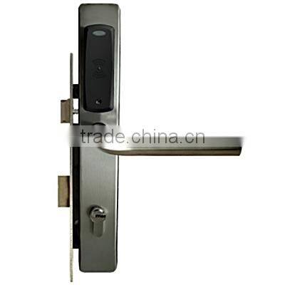 E3061 electronic key card lock with slim euro design and anti-panic function