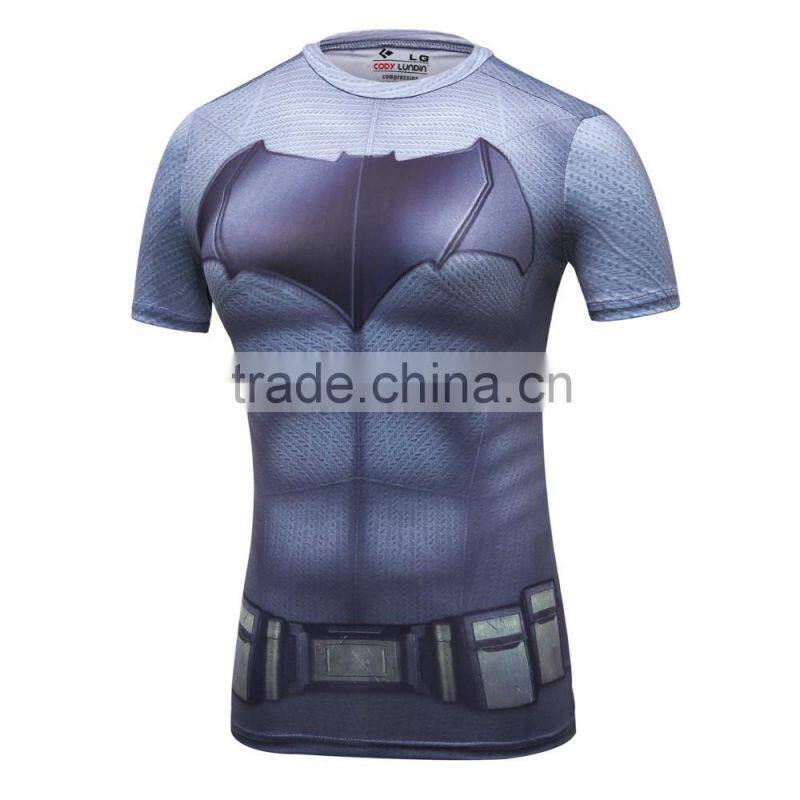 Women Avengers Dawn Of Justice Bat-man Vs Superman/Captain America/Wonder Women T Shirt Fitness Tee Tops