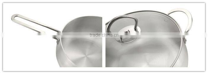 New product belly sanding aluminum pots and pans camp