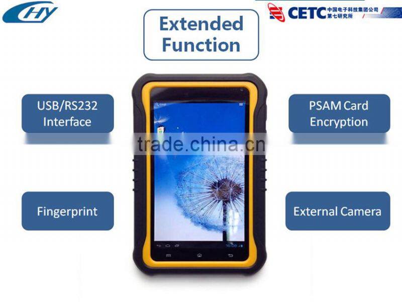 7 inch Android 3G NFC RFID reader built in GNSS Navigation module flat panel PC