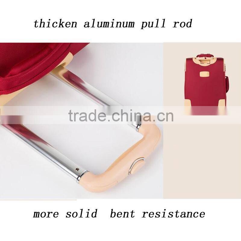 Durable Nylon Fabric Cheap Expandable Superlight Travel Luggage Trolley