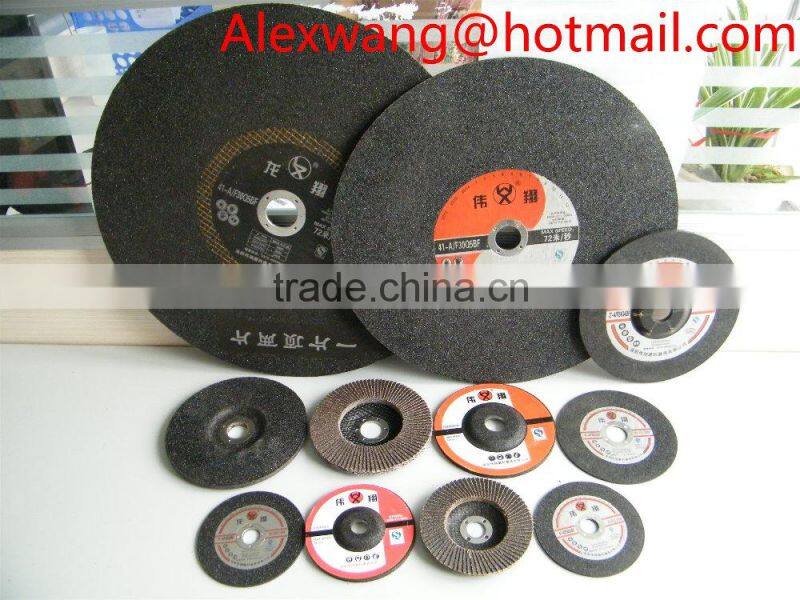 T41 (105*1.0*16mm) 4 inch india active Abrasive resin cutting wheel/disc for iron/stainless steel